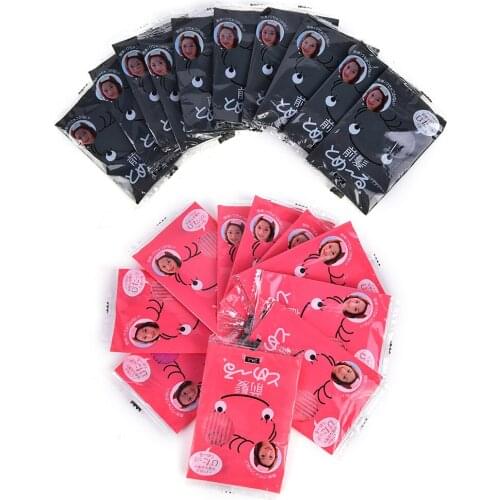 10pcs Women Girls Magic Hair Bangs Sticker Clip Fashion Fixed Seamless Paste Posts Magical Tape Fringe Hair Bang Patch