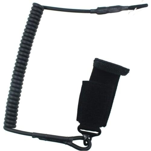 One Fixed Rope Key Chain Camping Equipment Travel Loss Prevention Multifunctional Tools Outdoor Tactical Elastic Tether Spring