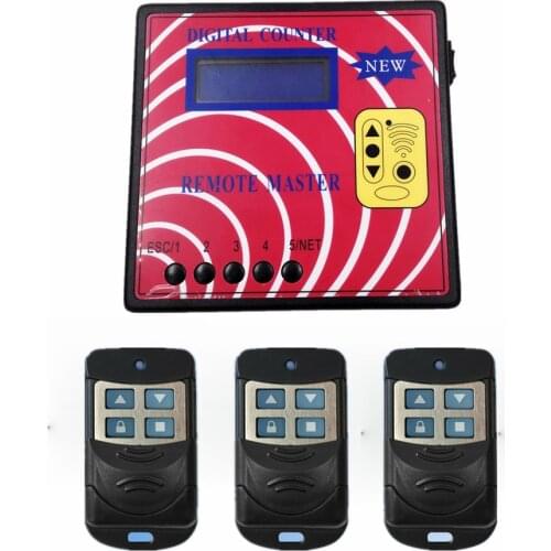 Digital Counter Remote Master Garage Door Key Programmer Remote Frequency Meter Fixed Rolling Remote Copier RF Remote Controller