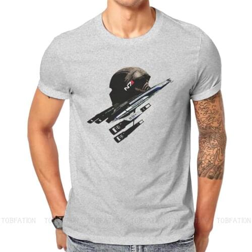 Mass Effect Game N7 and Normandy T Shirt Classic Punk High Quality Tshirt Oversized Crewneck Men Tshirts