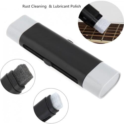 Guitar Rust Cleaning Tool String Fingerboard Cleaner & Lubricant Polish 2 in 1 for Guitar Ukulele Violin