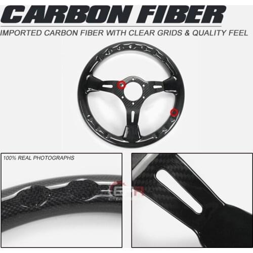 Carbon General R Type Steering wheel (350mm diameter, deep around 60mm, 6 bolts 70mm PCD