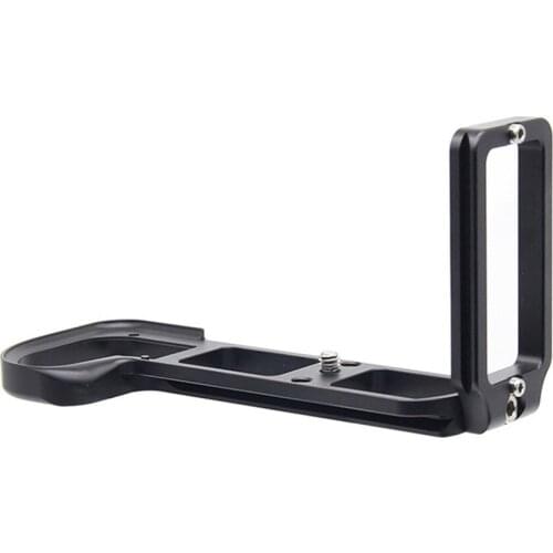 Micro Single Camera L-Bracket for Panasonic Lumix S1/ S1R Camera Base Plate Vertical L-Plate Bracket With 1/4"-20 threaded holes