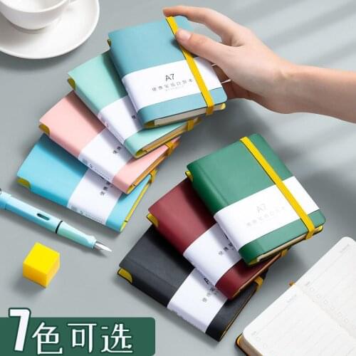 A7 Small Notebook Students Carry A Mini Pocket Notebook Portable Notebook Simple A6 Small Notebook