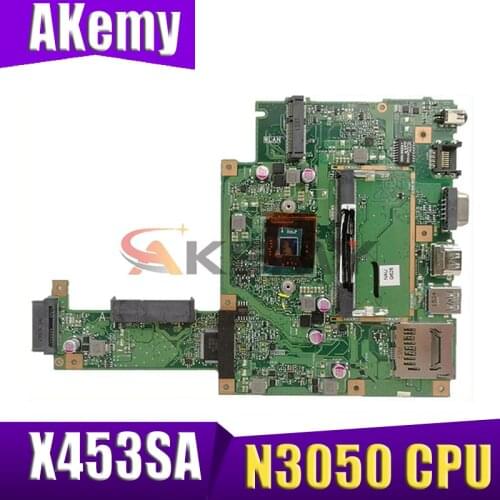 X453SA With N3050CPU mainboard REV2.0 For ASUS X453SA X453S X453 F453S Laptop motherboard MAIN BOARD 100%Tested Working