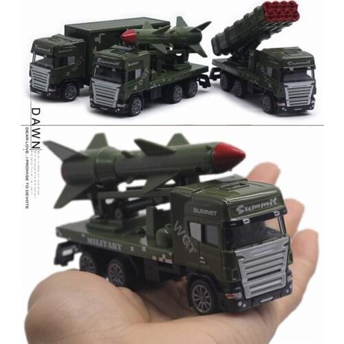 1PCS Mini Toy Vehicle Model Alloy Diecast Engineering Construction Fire Truck Ambulance Transport Car Educational Children Gifts