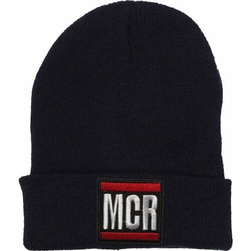My chemical romance Knit Hat Winter Hats Casual Beanie For Men Women Fashion Knitted Winter Hat Hip-hop Skullies Hat