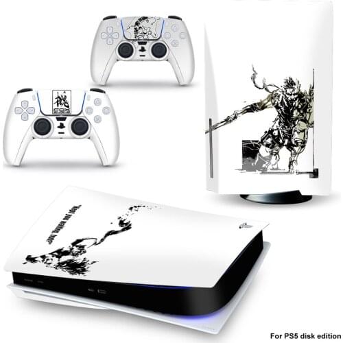 Ca Style PS5 Disc Edition Skin Sticker for Playstation 5 Console & 2 Controllers Decal Vinyl Protective Skins Style 1