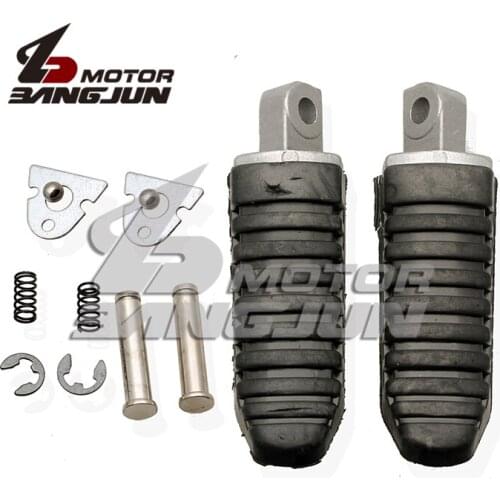One pair Motorcycle front Foot Rests Foot Pegs Pedals Rear Set for SUZUKI GSR750 11-13 GSF1250 Bandit