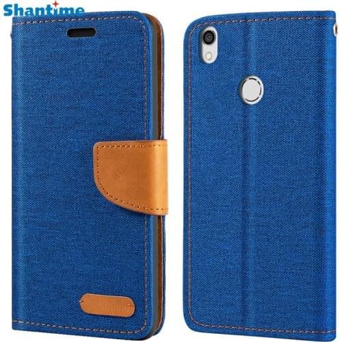 Oxford Leather Wallet Case For TP-Link Neffos C7 With Soft TPU Back Cover Magnet Flip Case For TP-LINK Neffos Y7