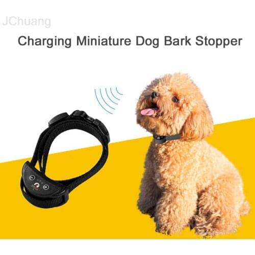 PaiPaitek Dog Training Collar Vibration Anti-barking Collar Rechargeable Dog Trainer Device Pet Supplies