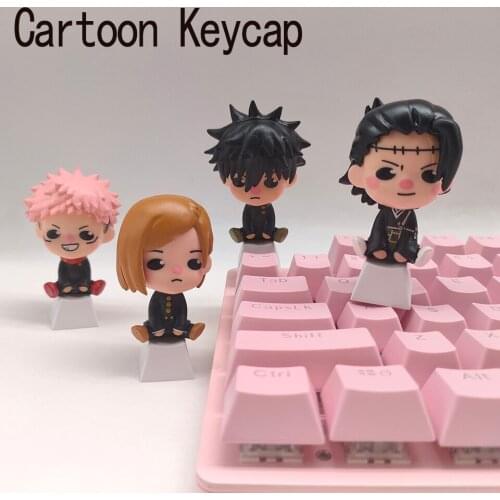 Personalized Design PBT Keycaps For Mechanical Keyboard Caps Gaming Decoration Accessories Custom Anime Diy Key Cap Cherry Mx