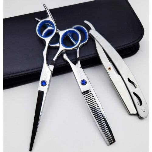 Right Hand 6" 440C Professional Hairdressing Scissors Cutting Shears Thinning Scissors Salon Hair Scissors Barber Scissors Japan