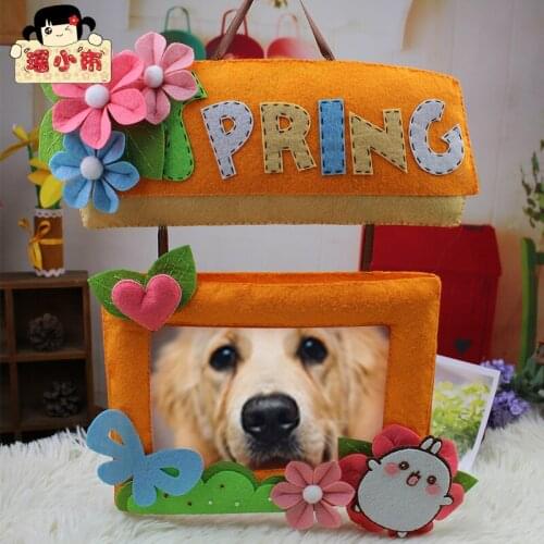 Frame pendulum Felt kit Non-woven cloth Craft DIY Sewing set Felt Handwork Material DIY needlework supplies