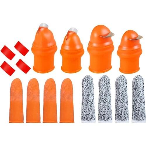 12 Pack Silicone Thumb Knife, Separator Finger Knife Plant Knife Plant Gardening Tools for Trimming Fruit Vegetables