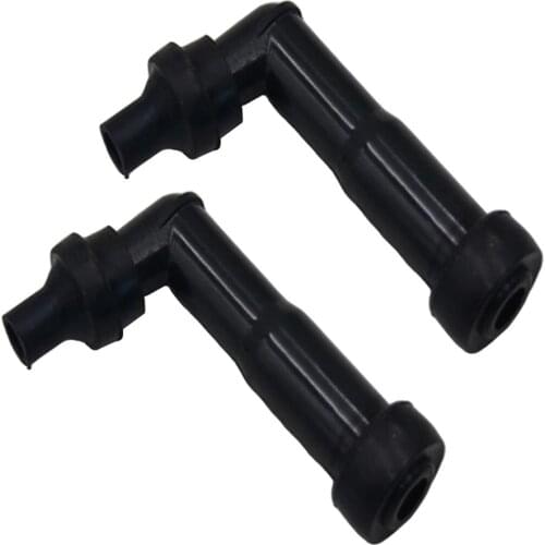 2pcs 10 12mm Motorcycle Ignition Spark Plug Cap 102 Degree Resistor Cover Spark Plug Cap XD05F-R for 10mm to 12mm spark plugs