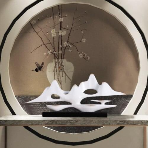 Rockery Feng Shui Decoration Chinese-style Living Room TV Cabinet Decoration Entrance Decoration Office Decoration Lucky