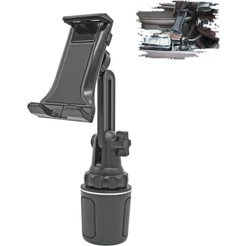 Universal Car Cup Holder Cellphone Mount Stand for 3.5-12.5" Mobile Phone Tablet