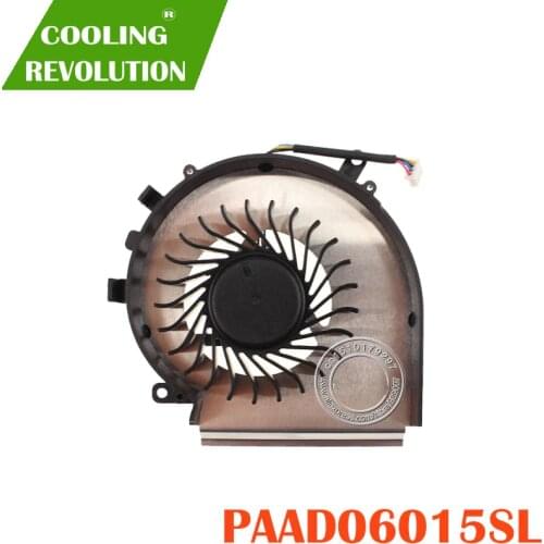 NEW FOR MSI GE62VR GE72VR GP62MVR GL62M CPU COOLING FAN PAAD06015SL N366