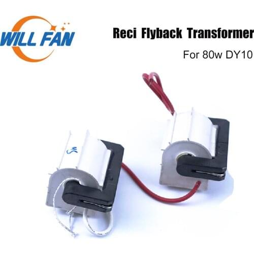 Will Fan High Voltage Flyback Transformer Reci 80w Use For DY10 Co2 Laser Power Supply Laser Cutter Parts