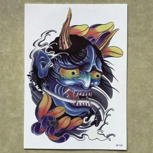 Waterproof Temporary Tattoo Sticker large Buddhism prajna tatto stickers flash tatoo fake tattoos for women men