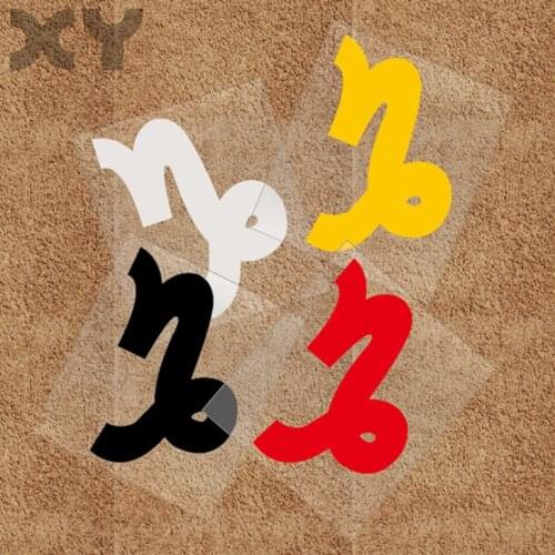 XY Waterproof Reflective Car Stickers Motorcycle Sticker Bumper Constellation Capricorn for Car Rear Window Stickers