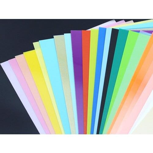 5 Pcs/Set Color Heat Shrink Sheet Plastic Magic Paper Sheet for Educational DIY Crafts RE