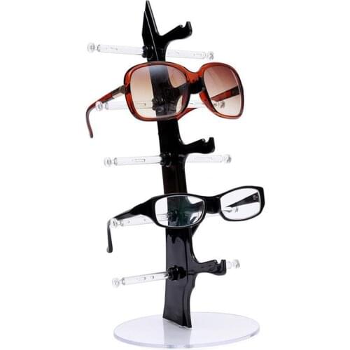 5 Layers Sunglasses Display Stand Holder Organizer Storage Case Transparent Eyeglasses Show Stand Holder Frame Storage Holders
