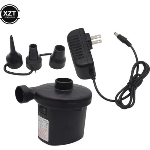 Car Inflatable Pump Electric Air Pump 12V Car Boat Electric Blower Pump with 3 Nozzles For Car Home Use