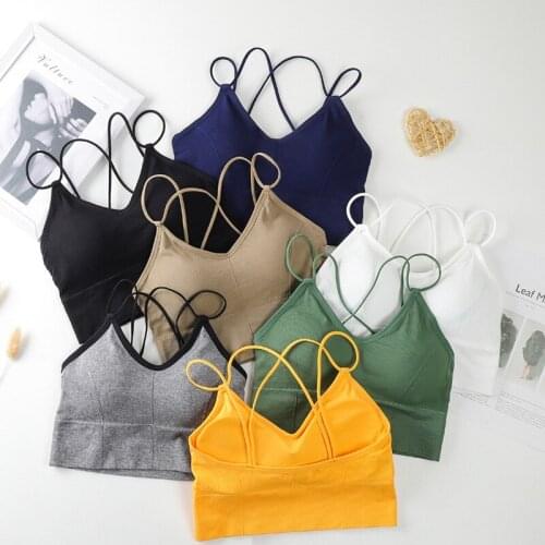Seamless Sexy Bras For Women Underwear Crop Top Brassiere Push Up Bralette Active Bra Wireless Lingerie Vest Tops BH Lingerie
