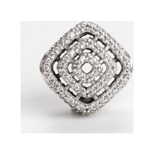 Authentic 925 Sterling Silver Beads New Fashion Geometric Labyrinth Beads Fit Original Pandora Bracelet For Women Diy Jewelry