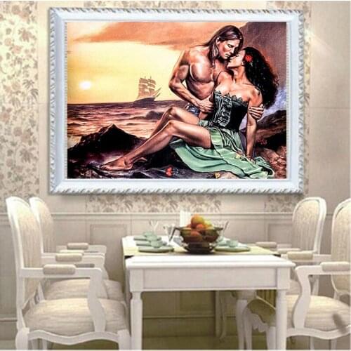 Diamond Embroidery Diy Diamond Painting Cross Stitch Kits Diamond Mosaic Lovers Full Square Diamond Embroidery RS134