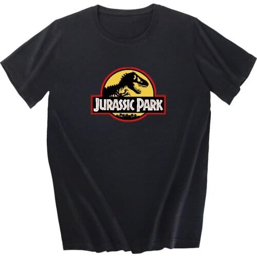 Jurassic World Dinosaur Mens T-Shirts 2020 Summer Men Women O-neck Short Sleeve Tshirts Casual Cotton Tops Tees Streetwear