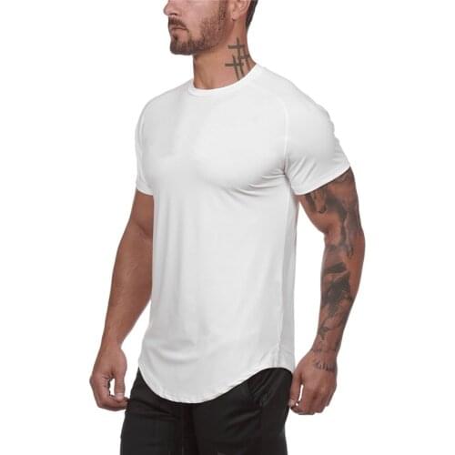 New Brand Mesh Short Sleeve T Shirt Men Fashion Slim Fit Design Fitness T-shirt Summer O-neck Solid Quick Dry Hip Hop Tshirt