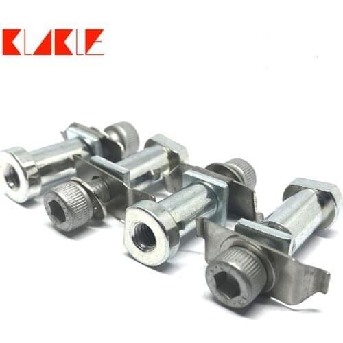 KLAKLE 24 PCS Modified Floating H-Type Lock Disc Screw Bolt For Audi A4 B8 Car Brake Caliper