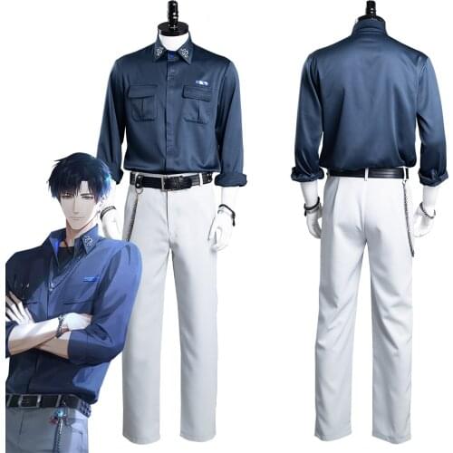 Game Light and Night Cosplay Role Osborn Cosplay Costume Shirt Pants Suit Halloween Carnival Costumes