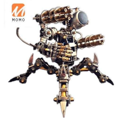 Robot Interstellar Magnetic Assembly Metal Mech Bluetooth Audio Creative Send Men Gift Decoration Assembly Bag