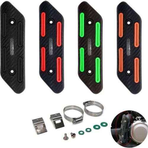 Motorcycle Exhaust Shield Heat Insulation Board Fittings Modification For 125 150 250 300 350 450 500