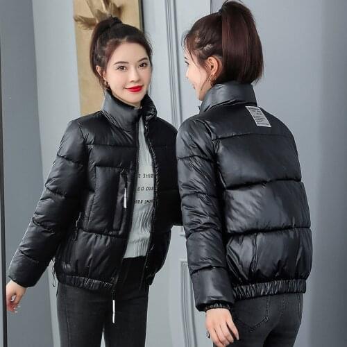 2021 new bright face down padded jacket for women winter overcoat women in winter 903