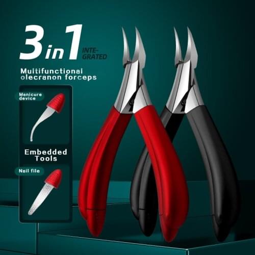 Nail Groove Scissors Nail Clipper Combination Set Household Sharp-billed Olecranon Pliers Pedicure Toenail Pliers