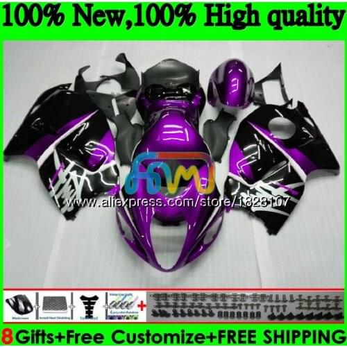Hayabusa For SUZUKI GSX-R1300 GSXR 1300 1996 Purple black 1997 1998 1999 2000 2001 48BS.145 GSXR1300 96 97 98 99 00 01 Fairings