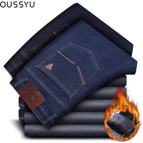Мужские зимние джинсы OUSSYU China At AliExpress
