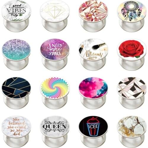 Foldable Phone Stand Holder For Smartphones and Tablets Mobile Phone Universal Finger Ring Holders for iphone Samsung