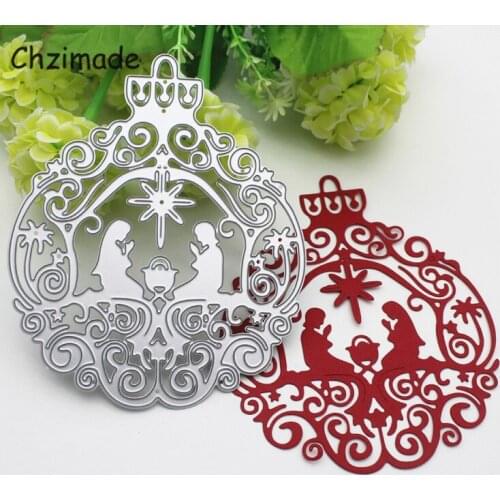 Chzimade Praying Believer Metal Cutting Dies 2021 New For DIY Scrapbooking Album Paper Cards Decorative Craft Embossing Die Cuts