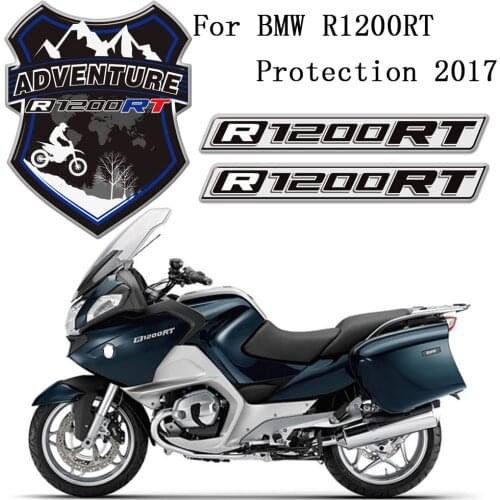 R 1200 RT Trunk Tank Pad Stickers For BMW R1200RT Luggage Aluminum Case Emblem Logo Decal Protector Fairing Protection 2018 2019