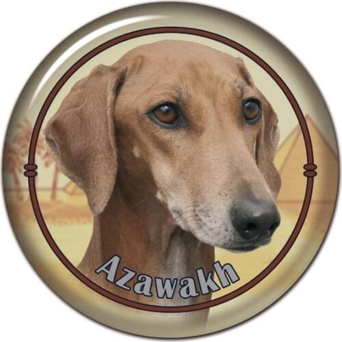 S30429# 13CM/15CM/17CM PVC Decal Azawakh Dog Car Sticker Waterproof for Bumper Rear Window Laptop Toilet