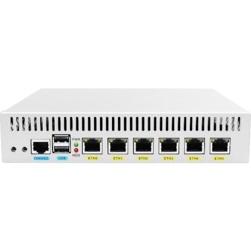 Firewall Router Computer VPN Intel Celeron I3 3310M 7100U 6 Ethernet Sever CONSOLE USB VGA Pfsense FAN PC