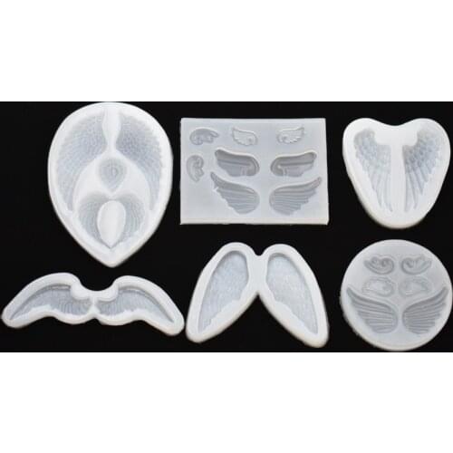 SNASAN angel wings Silicone Mold for jewelry Resin Silicone Mould handmade DIY epoxy resin molds