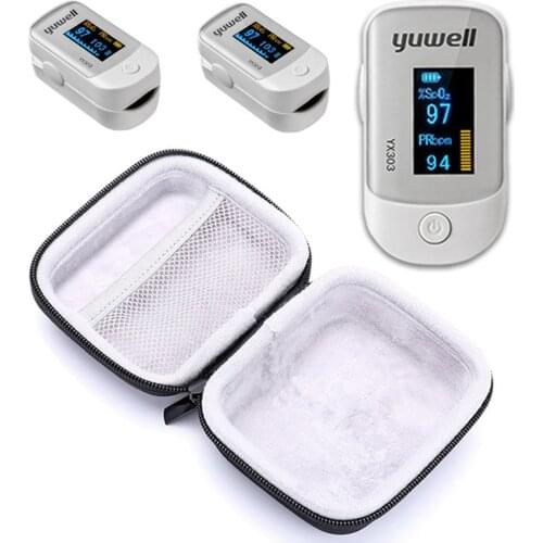 Oximeter Zipper Bag Storage Bag Pulse Oximeter Storage Box Oximeter Cover Kit Protection Zipper Holder Protect Case Dropshipping