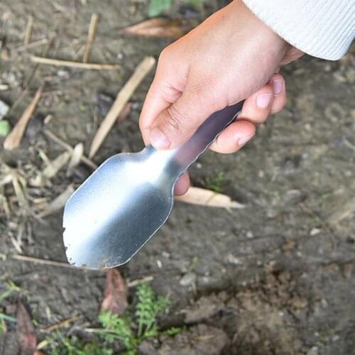 Outdoor Ultralight Shovel Garden Tools Steel Shovel Backpacking Accessories Trowel Camp Garden Gardenfarm Mini Po D5O5